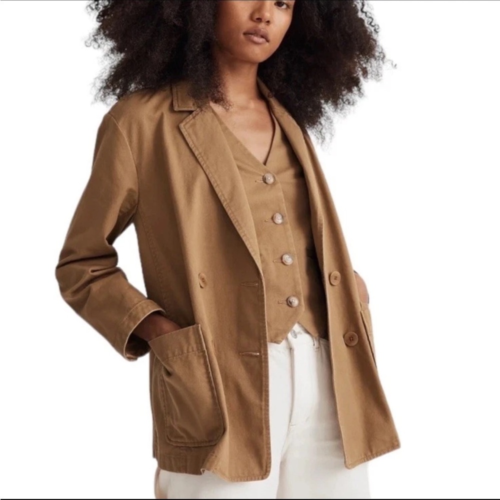 Madewell Women's Brown‎ Blazer